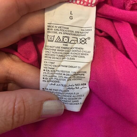 Old Navy active pink short sleeves t shirt size Large - Picture 4 of 8